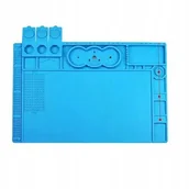 Mikroskopy i lupy - Silikonowa mata (baza z żelazną podstawą) do mikroskopu 480x320mm - miniaturka - grafika 1