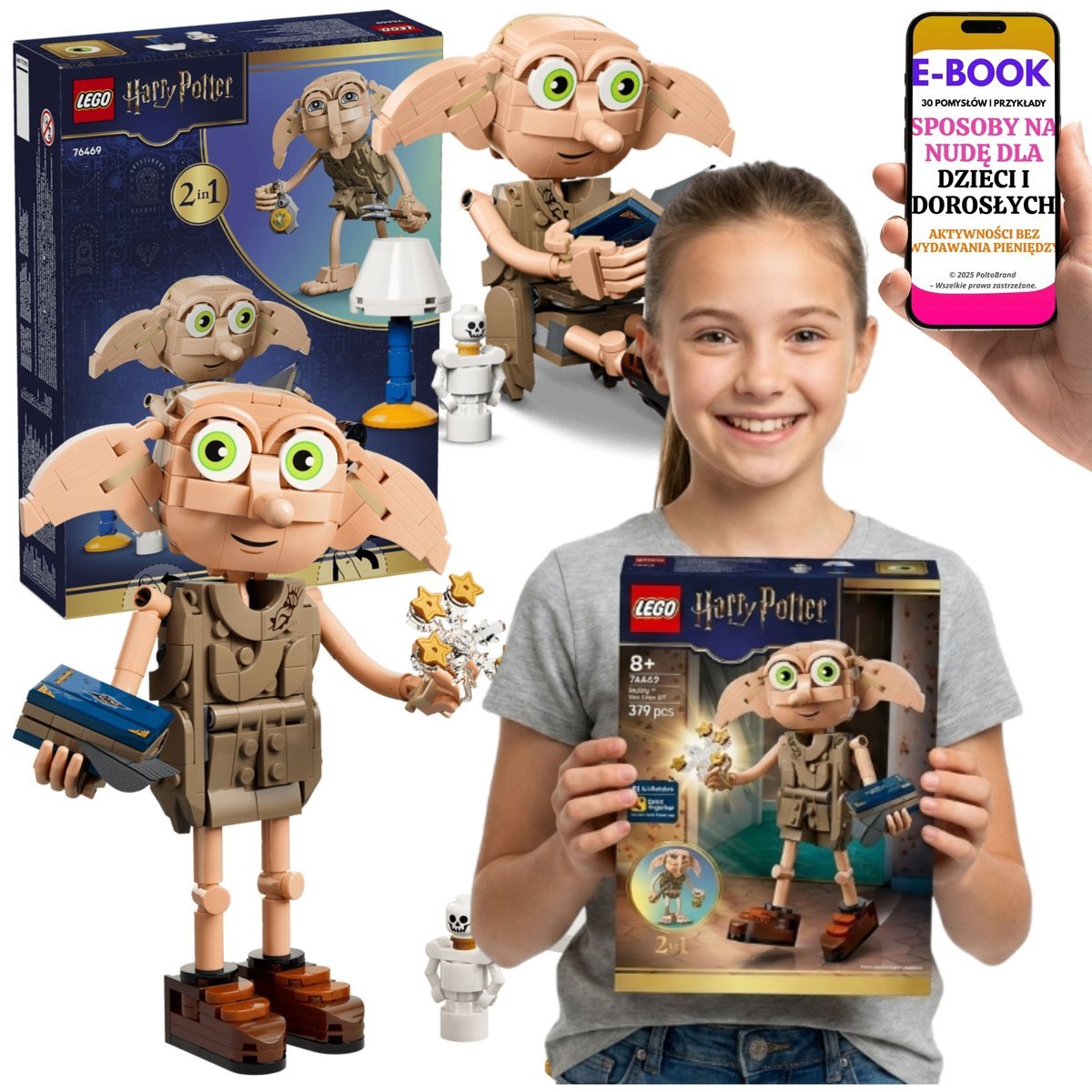 LEGO Ruchoma Figurka Zgredka i Stworka 2w1 (76469) + E-BOOK-3