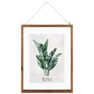 Dekoracje domu - Ramka Leaves Musa drewniana 38x48cm - miniaturka - grafika 1