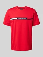 Koszulki męskie - T-shirt o kroju regular fit z wyhaftowanym logo - miniaturka - grafika 1