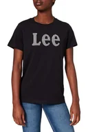 Koszulki i topy damskie - Koszulka damska Lee Tee czarny T-Shirt-XS - miniaturka - grafika 1
