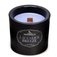 Świece - Świeczka sojowa Lavender Breeze czarna 170g - miniaturka - grafika 1