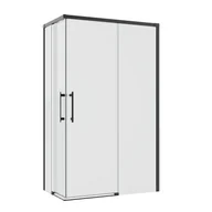Kabiny prysznicowe - Kabina prysznicowa prostokątna Remix 120 x 70 x 195 cm czarna Sensea - miniaturka - grafika 1