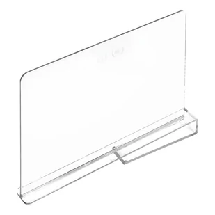 Przezroczysta przegroda na półkę iDesign The Home Edit, 4,5x25,9x30,9 cm - Pudła i pojemniki do przechowywania - miniaturka - grafika 1