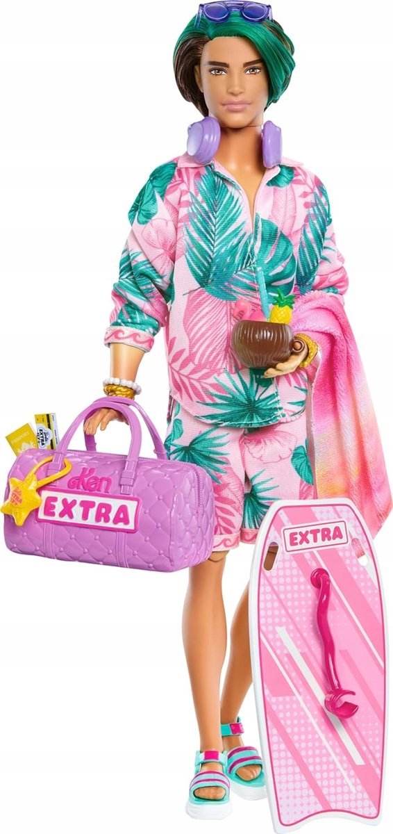 Barbie Extra Lalka Laleczka Extra Zestaw Akcesoriów Prezent Dla Dziewczynki