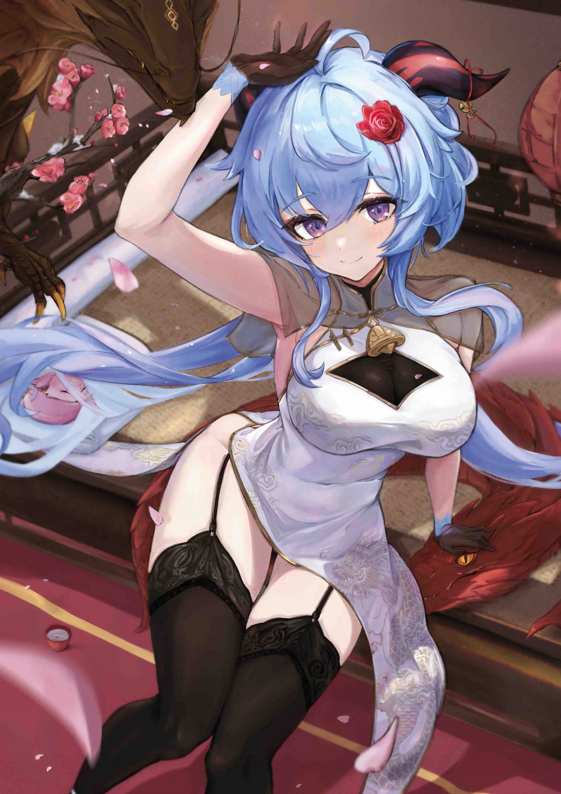 Plakat A3 Genshin Impact Anime Gra Ganyu