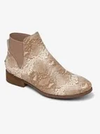 Botki damskie - Roxy Damskie Botki Wsuwane We Wzór Brązowe 39 1Żhj - miniaturka - grafika 1