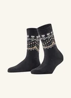 Skarpetki damskie - Falke Skarpety Cosy Wool schwarz - miniaturka - grafika 1