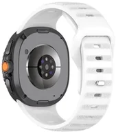 Akcesoria do smartwatchy - PASEK DO SAMSUNG GALAXY WATCH 8 40MM / 44 MM / 46 CLASSIC BIAŁY - miniaturka - grafika 1