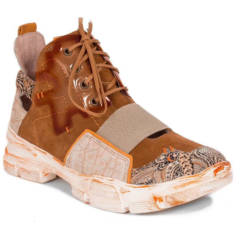 Półbuty damskie Maciejka na platformie Rude-36