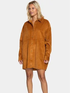 Billabong Sukienka codzienna Winter Waves EBJWD00129 Brązowy Regular Fit - Sukienki - miniaturka - grafika 1