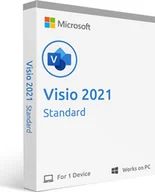 Programy biurowe - Microsoft Program Visio Standard 2021 D86-05942 OEMICAVIS21S0A1 - miniaturka - grafika 1
