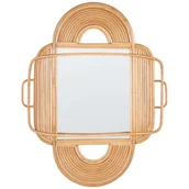 Lustra - Rattanowe lustro ścienne 70 x 90 cm jasne ALCORN Lumarko! - miniaturka - grafika 1