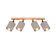 Lampy sufitowe - Briloner 2078-041 - Oświetlenie punktowe SPOTLIGHT 4xE27/25W/230V beżowe - miniaturka - grafika 1