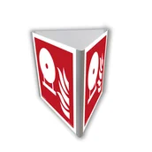 Systemy ekspozycyjne i znaki informacyjne - BF813 STAŁA BUTLA GAŚNICZA (3D DOŚCIENNY), PS - PŁYTA PCV 1MM FOTOLUMINESCENCYJNA; (200X200MM) - miniaturka - grafika 1