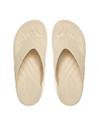 Klapki i japonki damskie - Crocs Japonki Getaway Groove Platform Flip 210700 Beżowy - miniaturka - grafika 1