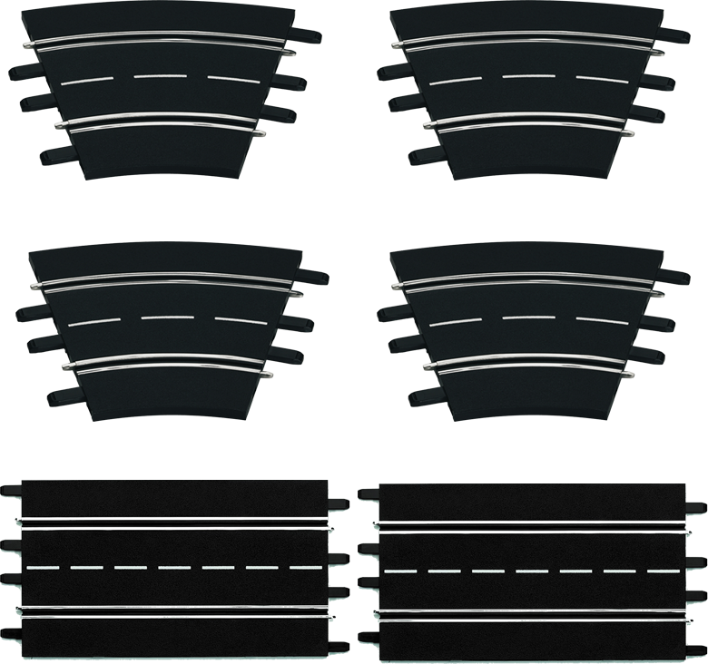 Carrera Evolution zestaw do roz. 2 proste/4 zakrety 1/30° 26955 20026955