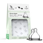Butelki dla niemowląt - Eco Viking Antykolkowy Smoczek Silikonowy Stage 2 Wide dla Niemowląt 2 PACK - miniaturka - grafika 1