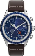 Zegarki męskie - Zegarek Timex TW2W97200 Fly Back Chronograph x Pan Am - miniaturka - grafika 1