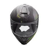 Kaski motocyklowe - PREMIER Kask Hyper BP 6 BM, czarny/żółty/zielony, XL - miniaturka - grafika 1
