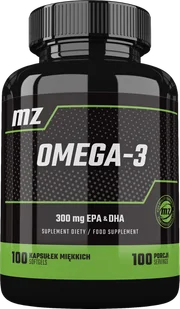 MZ-STORE OMEGA-3 1000 MG 100 KAPSUŁEK - Suplementy naturalne - miniaturka - grafika 1