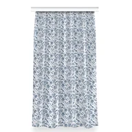 Zasłony - Zasłona na taśmę dekor 150x280 Niebieskie liście, Fabricsy - miniaturka - grafika 1