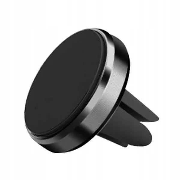 Uchwyt Na Telefon Samochodowy Magnetyczny Do Kratki Nawiewu Mocny Czarny