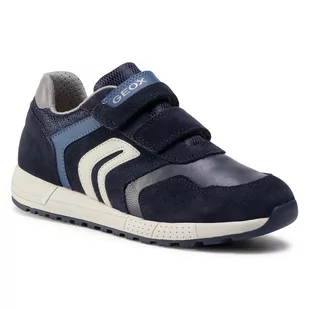 Sneakersy Geox J Alben B. E J049EE 022BC CF44K D Navy/Dk Avio - Buty dla chłopców - miniaturka - grafika 1