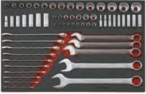 Teng Tools Zestaw narzędzi Zestaw kluczy 62szt. 172320103
