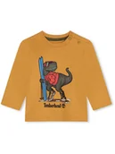 Kaftaniki dla niemowląt - Timberland Koszulka w kolorze pomarańczowym - miniaturka - grafika 1