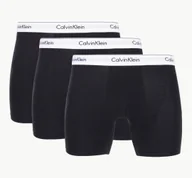 Majtki męskie - CALVIN KLEIN Majtki Bokserki czarne 3-PACK 3 szt Rozmiar M - miniaturka - grafika 1