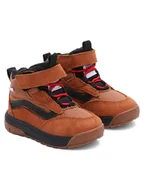 Buty dla dziewczynek - Vans Skórzane sneakersy "UltraRange Hi V MTE-1" w kolorze jasnobrązowym - miniaturka - grafika 1