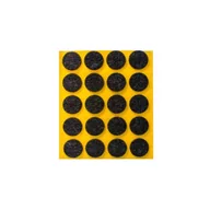 Meble modułowe i akcesoria - Podkładka filcowa samoprzylepna czarna Ø20 20 sztuk ANDPOL - miniaturka - grafika 1