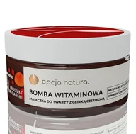 Maseczki do twarzy - Opcja.natura Opcja.natura Bomba Witaminowa Maseczka do Twarzy z Glinką Czerwoną 100 ml 2F32-12579 - miniaturka - grafika 1
