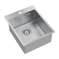 Zlewozmywaki - Zlewozmywak Root Chef Moon Mini, 40 x 50 x 20 cm, stalowy - miniaturka - grafika 1