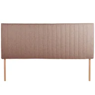 Meble modułowe i akcesoria - Wezgłowie do łóżka 160 x 60 cm w kolorze czerwono-brązowym z nóżkami tapicerowane - miniaturka - grafika 1