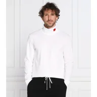 Swetry męskie - HUGO Golf Derollo224 | Slim Fit - miniaturka - grafika 1