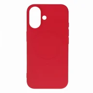Etui i futerały do telefonów - Etui Liquid Silicone Case z MagSafe na Samsung Galaxy A56 5G - czerwone - miniaturka - grafika 1