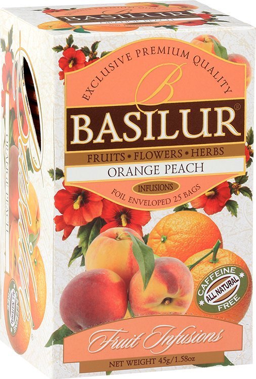 Basilur Napar owocowy herbata Basilur Orange Peach 25x1,8g