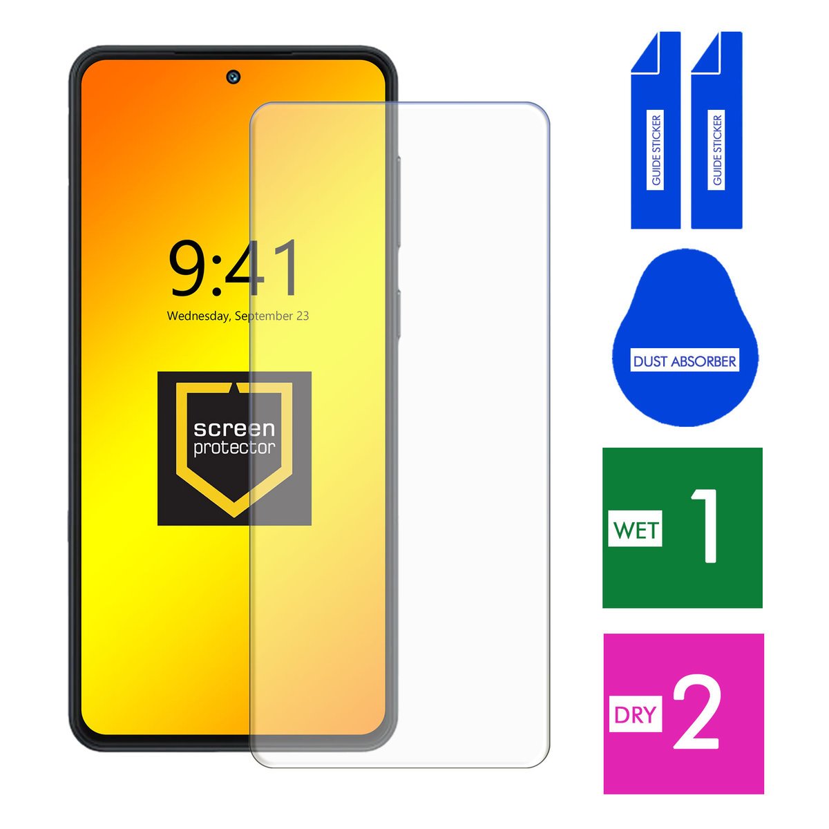 SZKŁO HARTOWANE DO SAMSUNG GALAXY M55 5G SZYBKA 9H OCHRONNE PANCERNE