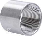 Łączniki, trójniki, kształtki - Mufa gwintowana ze stali nierdzewnej nakrętna długa 2" - miniaturka - grafika 1