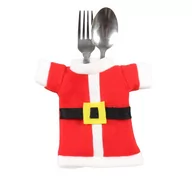 Dekoracje i nakrycia stołu na imprezę - GoDan Etui na sztućce i serwetki "Mikołaj", 4 szt NW-ETSM - miniaturka - grafika 1