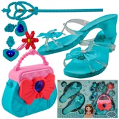 Stroje karnawałowe - Pantofelki Świecące Księżniczki Torebka Różdzka Kryształowe Pantofelki - miniaturka - grafika 1