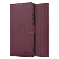 Etui i futerały do telefonów - Etui TECH-PROTECT Wallet do Samsung Galaxy A36 5G Bordowy - miniaturka - grafika 1
