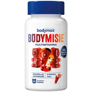ORKLA HEALTH Bodymax Bodymisie Multiwitamina x 60 żelków misiowych o smaku coli - Witaminy i minerały - miniaturka - grafika 2