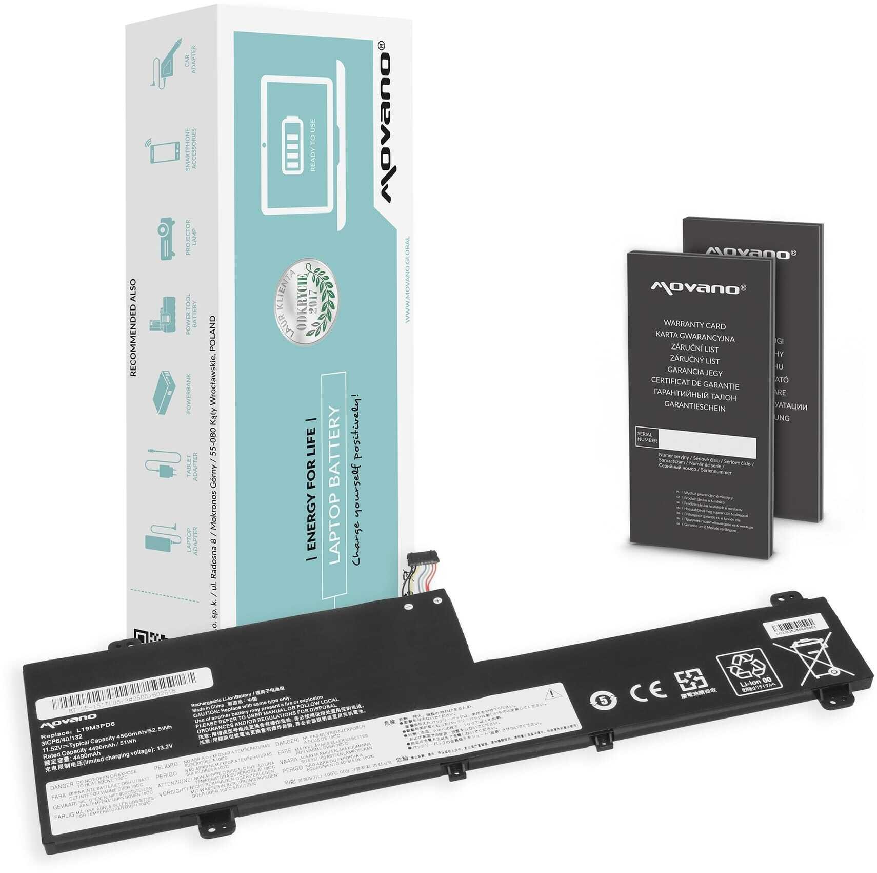 Bateria Movano Bateria Movano do Lenovo IdeaPad Flex 5 14ARE05, 15ALC05, 15ITL05 - trzecia wersja