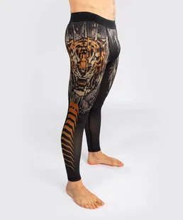 Venum Legginsy Tiger Black/Neon Orange M - Kimona, stroje i obuwie - miniaturka - grafika 1