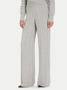 Guess Spodnie dzianinowe W5BB52 Z1192 Szary Regular Fit - Spodnie damskie - miniaturka - grafika 1
