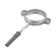 Rynny i akcesoria - Un Uchwyt Rury Spustowej Ocynkowany 80Mm Krótki RSP 080 KR S 5908235027463 - miniaturka - grafika 1