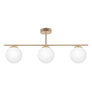 Estetyczna lampa sufitowa z białymi kloszami K-5422 z serii REA - Lampy sufitowe - miniaturka - grafika 1